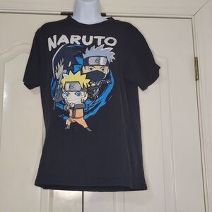 Ripple Junction Naruto Mens Medium Black Short Sleeve Tee‎ Shirt Anime